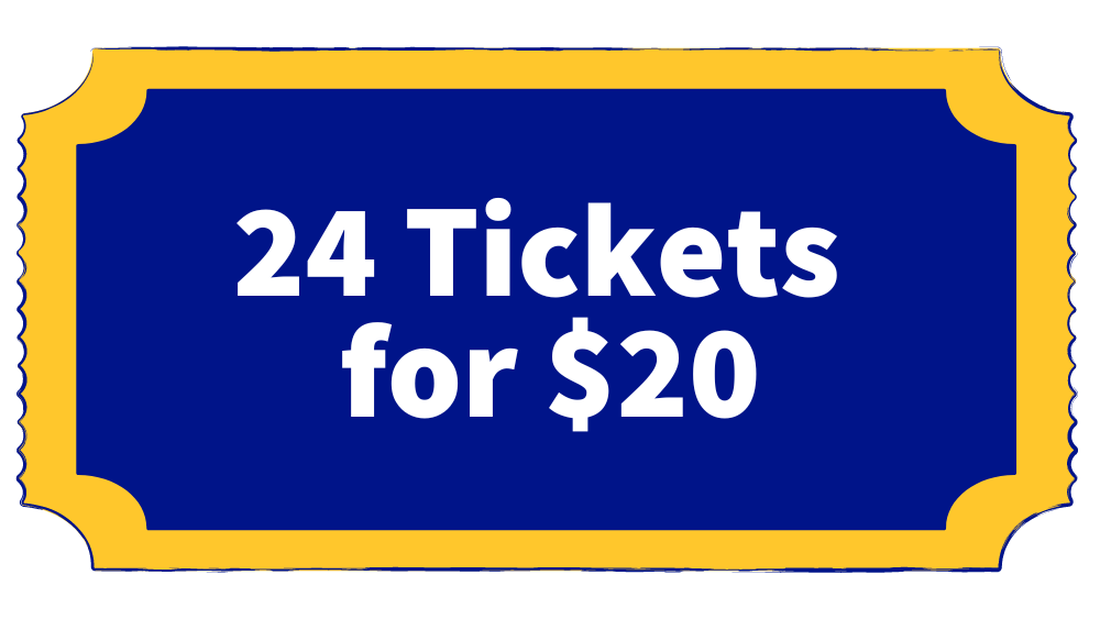 24 Tickets for $20